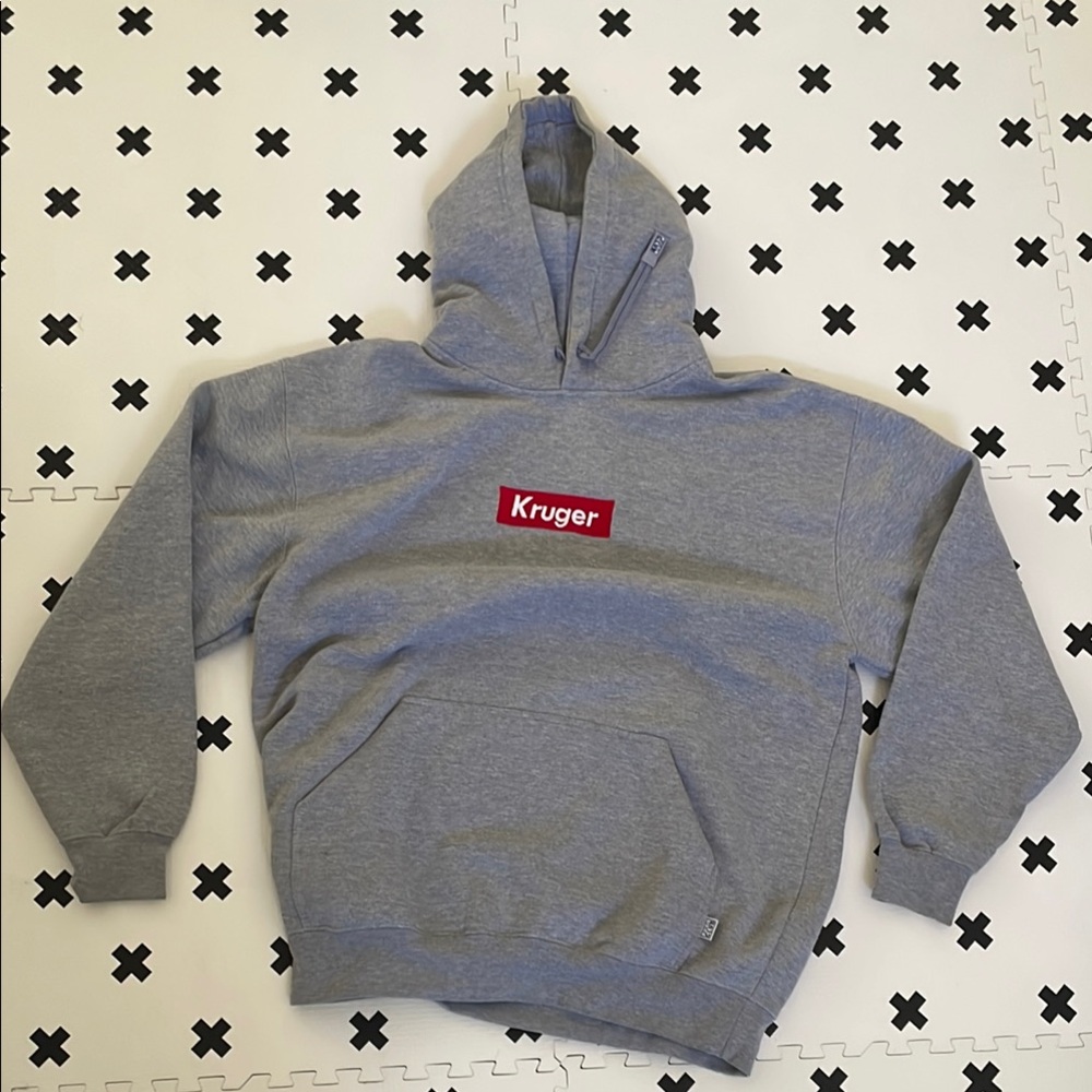 Kruger Gray Hoodie for Men by BROOKLYN PROJECTS